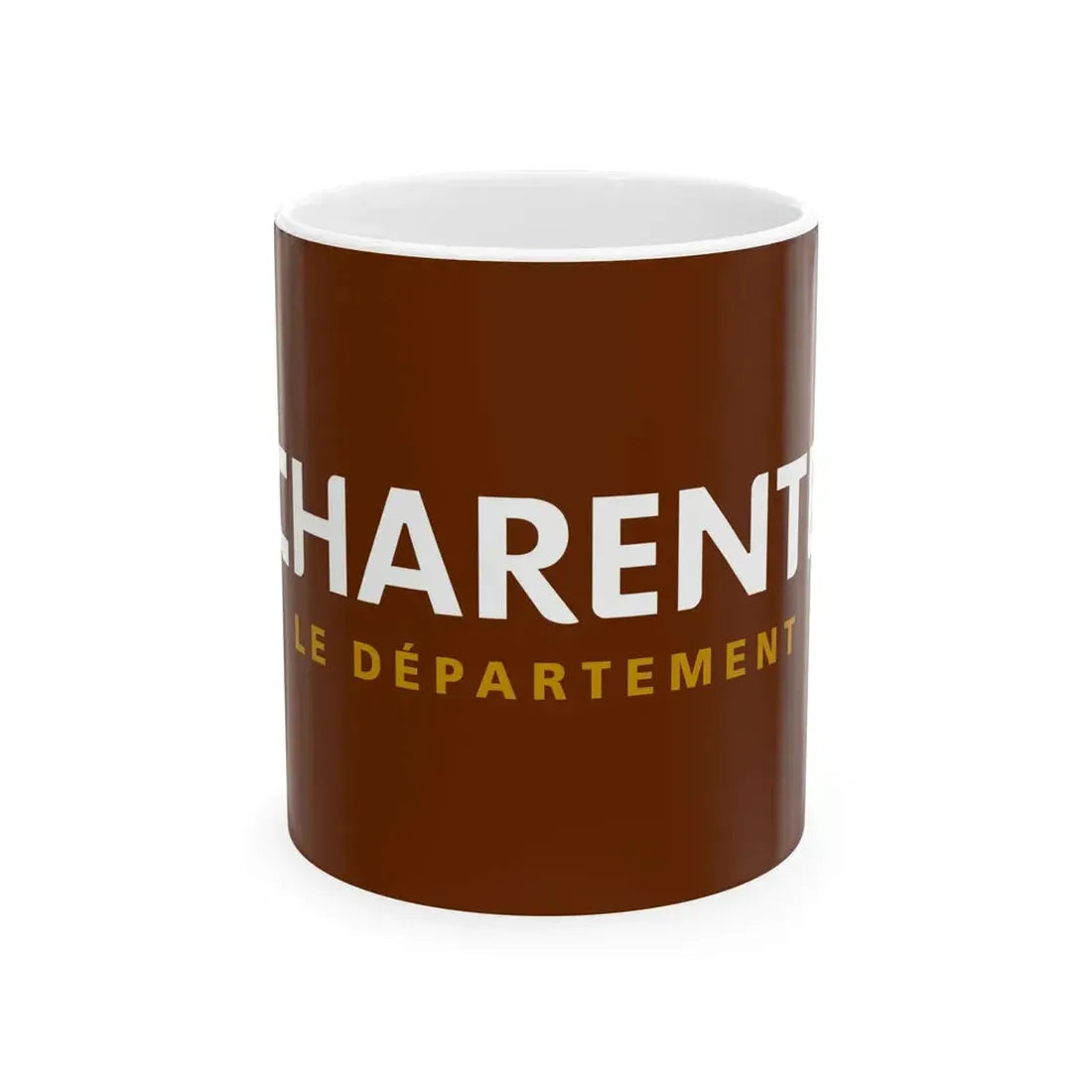 Flag of the Department of Charente Variant 2 (France) White Coffee Mug 11oz - Go Mug Yourself