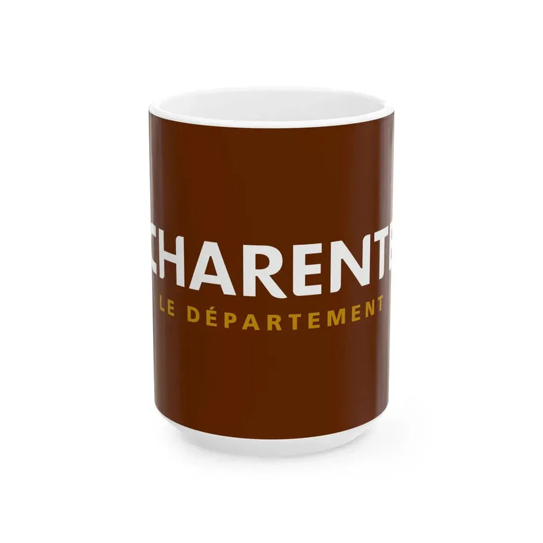 Flag of the Department of Charente Variant 2 (France) White Coffee Mug 15oz - Go Mug Yourself