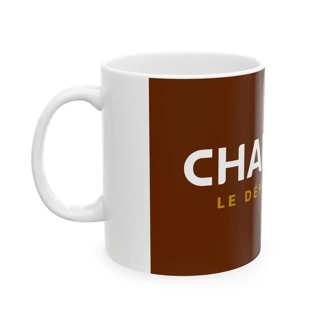 Flag of the Department of Charente Variant 2 (France) White Coffee Mug - Go Mug Yourself