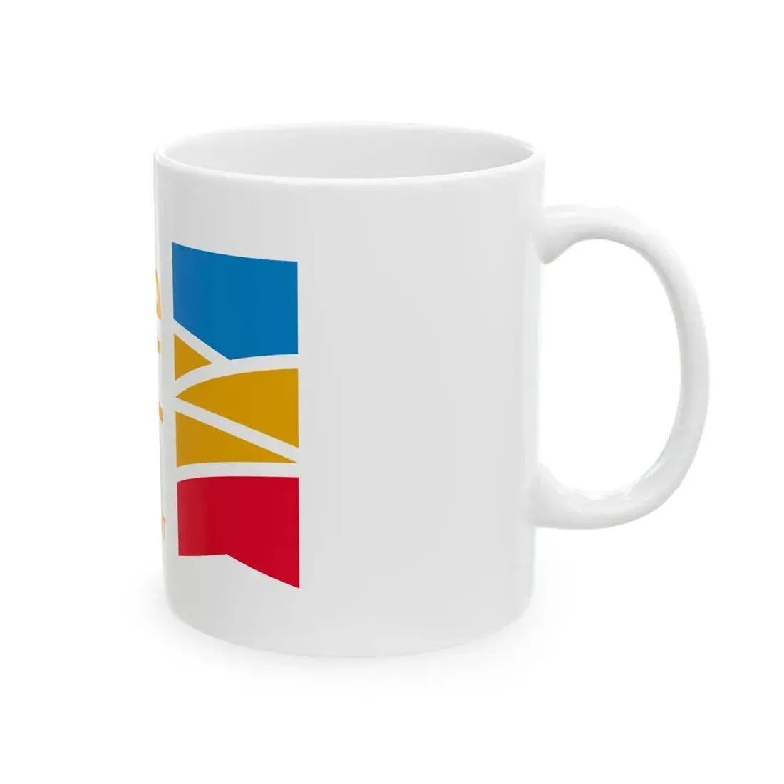 Flag of the Department of Cote-dOr (France) White Coffee Mug - Go Mug Yourself