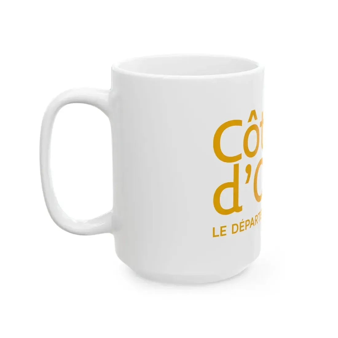 Flag of the Department of Cote-dOr (France) White Coffee Mug - Go Mug Yourself