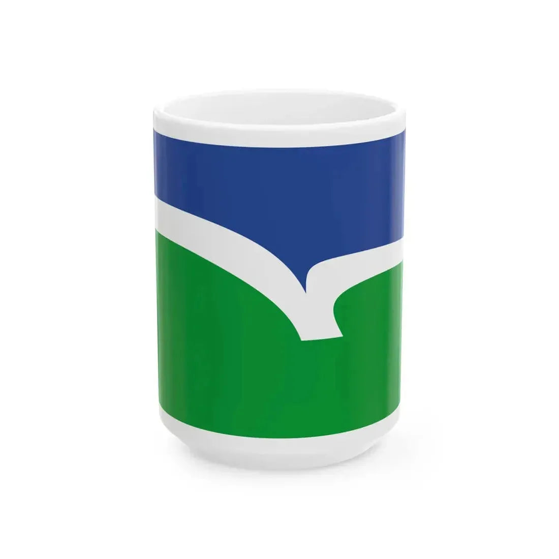 Flag of the Department of Cotes-dArmor (France) White Coffee Mug 15oz - Go Mug Yourself