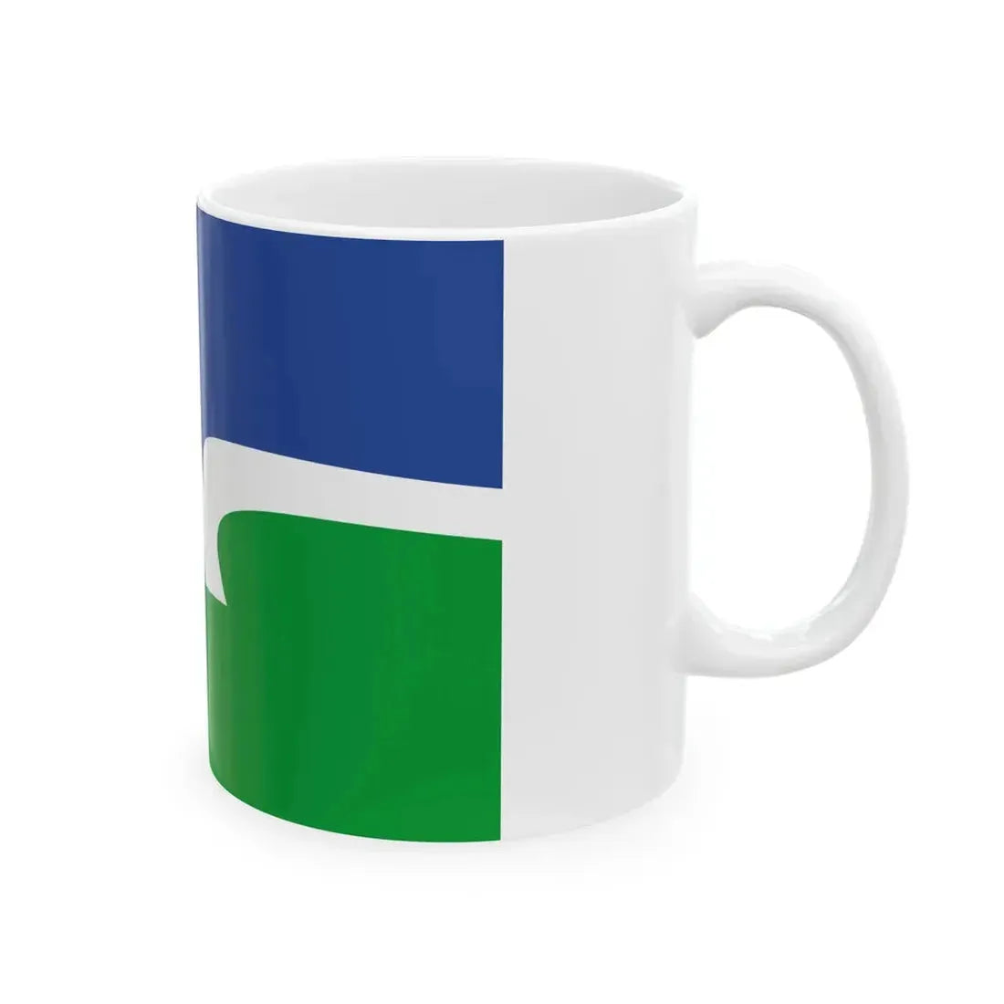 Flag of the Department of Cotes-dArmor (France) White Coffee Mug - Go Mug Yourself