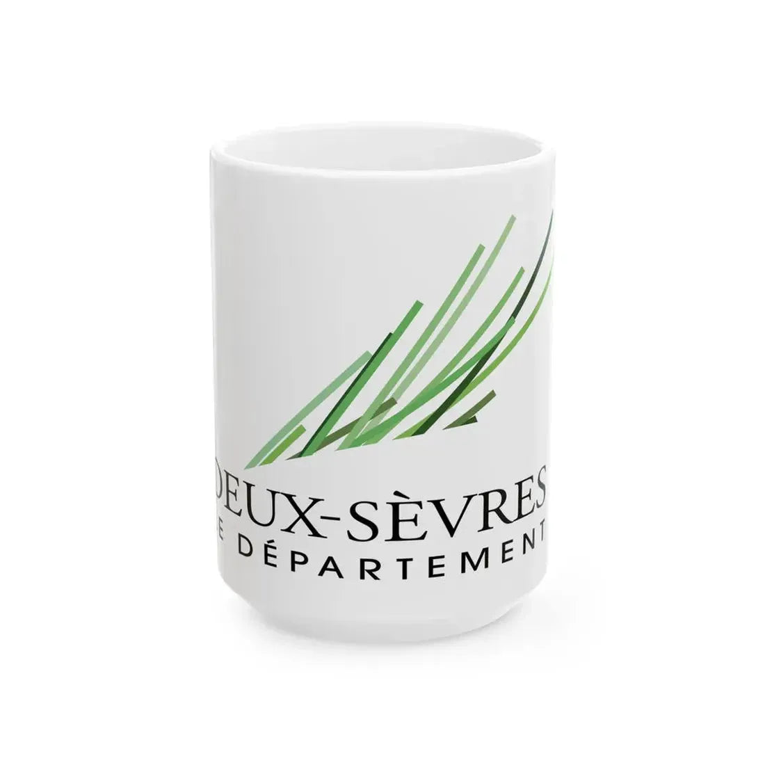 Flag of the Department of Deux-Sevres (France) White Coffee Mug 15oz - Go Mug Yourself