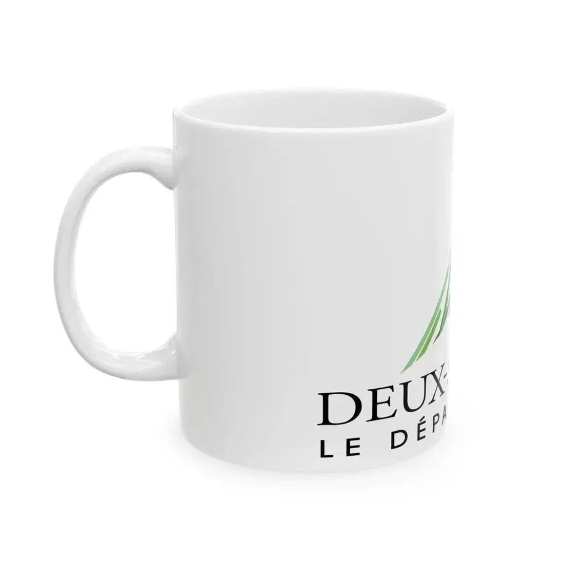 Flag of the Department of Deux-Sevres (France) White Coffee Mug - Go Mug Yourself