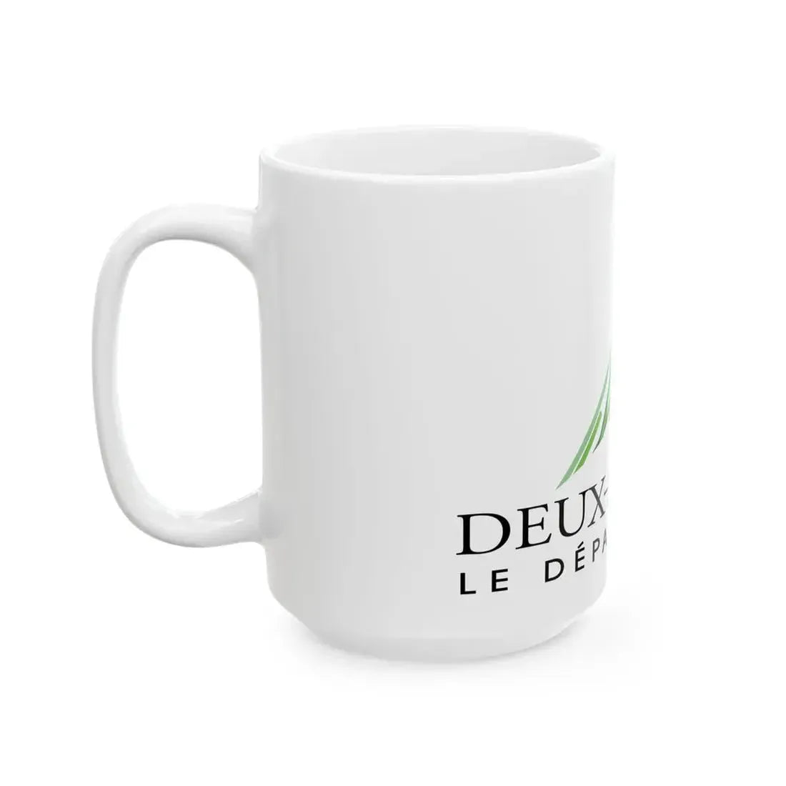 Flag of the Department of Deux-Sevres (France) White Coffee Mug - Go Mug Yourself