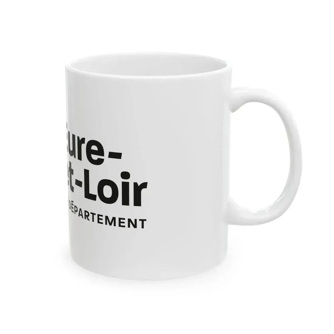 Flag of the Department of Eure-et-Loir (France) White Coffee Mug - Go Mug Yourself