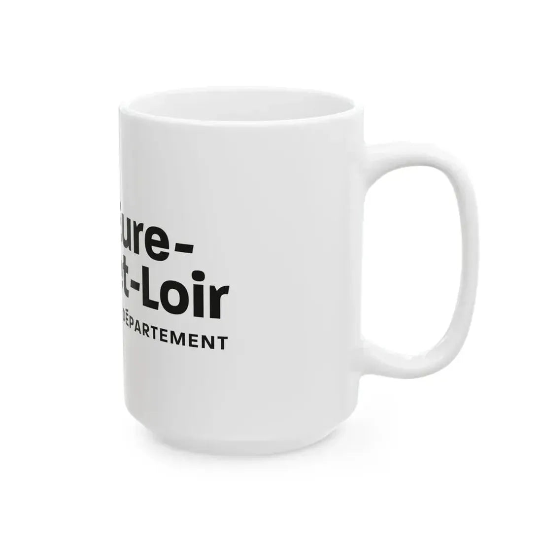 Flag of the Department of Eure-et-Loir (France) White Coffee Mug - Go Mug Yourself