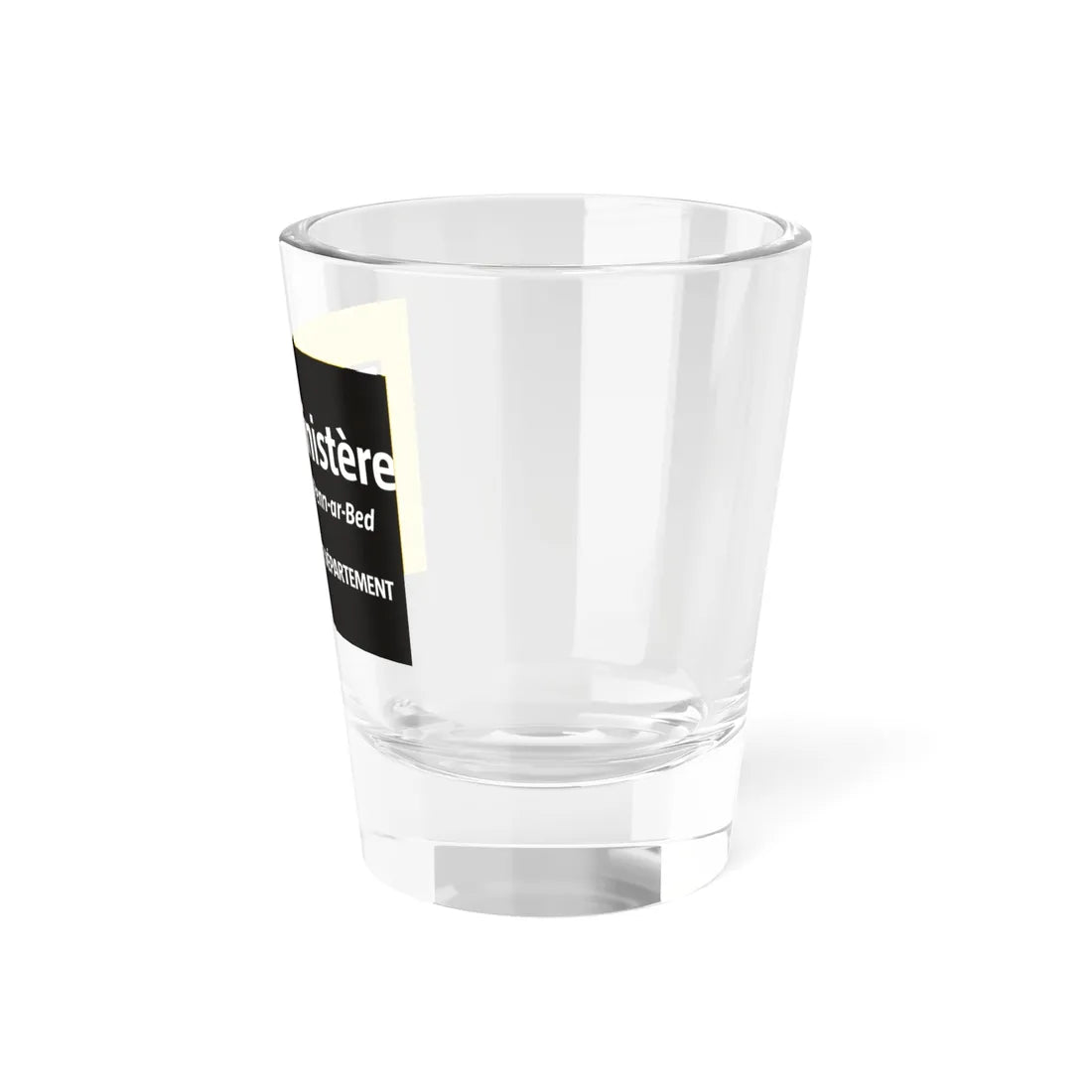 Flag of the Department of Finistere (France) Shot Glass 1.5oz - Go Mug Yourself