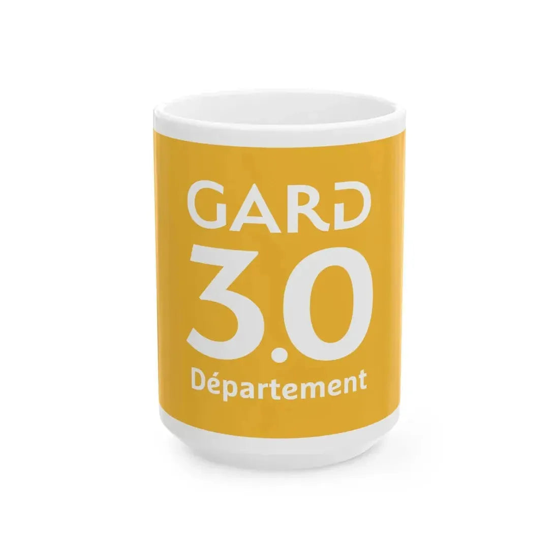 Flag of the Department of Gard (France) White Coffee Mug 15oz - Go Mug Yourself