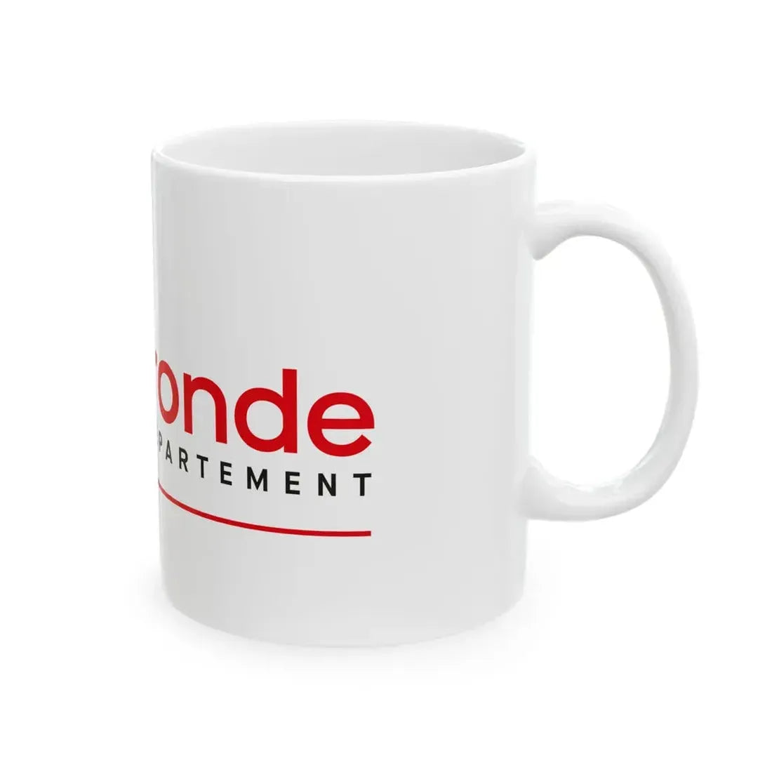 Flag of the Department of Gironde (France) White Coffee Mug - Go Mug Yourself
