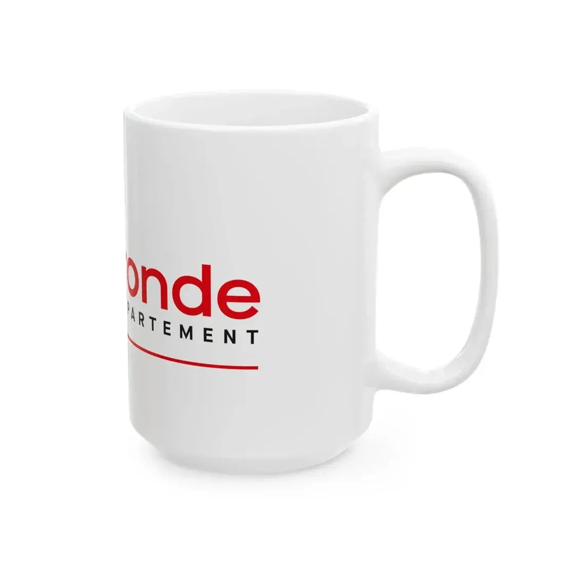 Flag of the Department of Gironde (France) White Coffee Mug - Go Mug Yourself