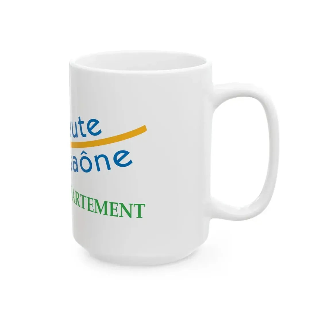 Flag of the Department of Haute-Saone (France) White Coffee Mug - Go Mug Yourself