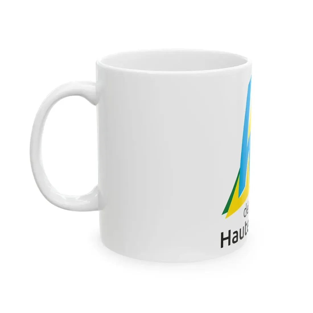 Flag of the Department of Haute-Vienne Variant 1 (France) White Coffee Mug - Go Mug Yourself