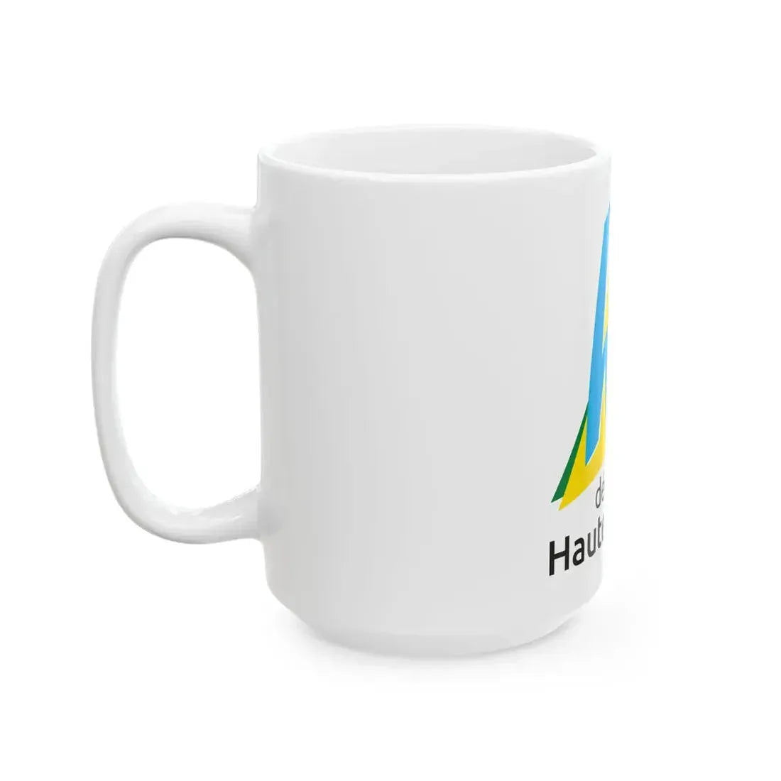 Flag of the Department of Haute-Vienne Variant 1 (France) White Coffee Mug - Go Mug Yourself
