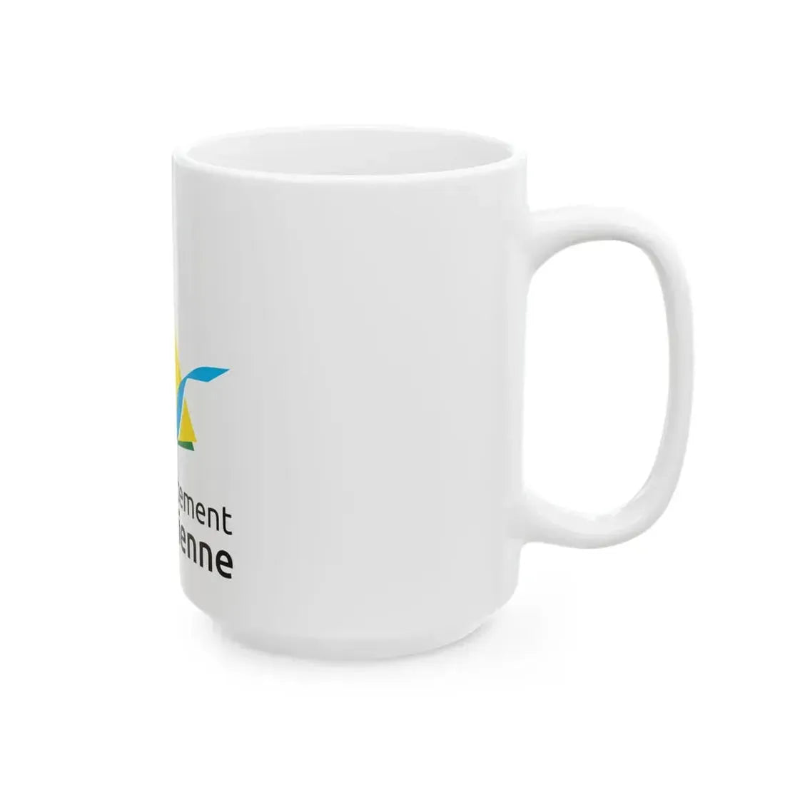 Flag of the Department of Haute-Vienne Variant 1 (France) White Coffee Mug - Go Mug Yourself