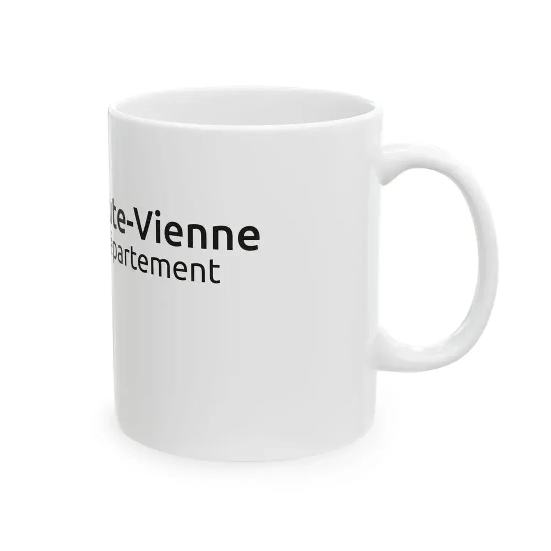 Flag of the Department of Haute-Vienne Variant 2 (France) White Coffee Mug - Go Mug Yourself