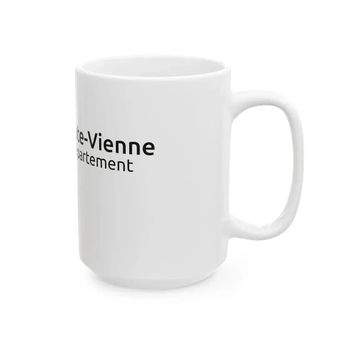 Flag of the Department of Haute-Vienne Variant 2 (France) White Coffee Mug - Go Mug Yourself