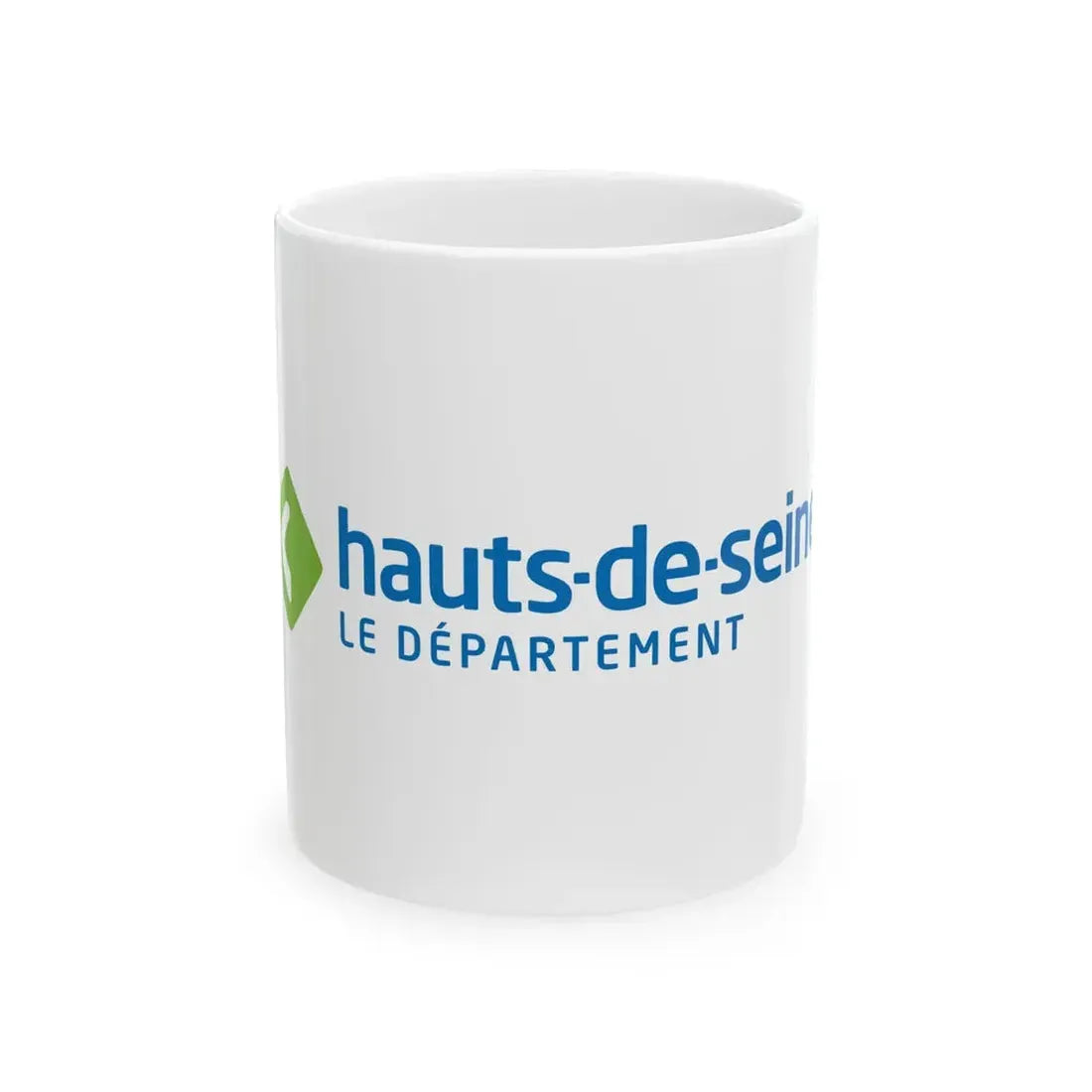Flag of the Department of Hauts-de-Seine (France) White Coffee Mug 11oz - Go Mug Yourself