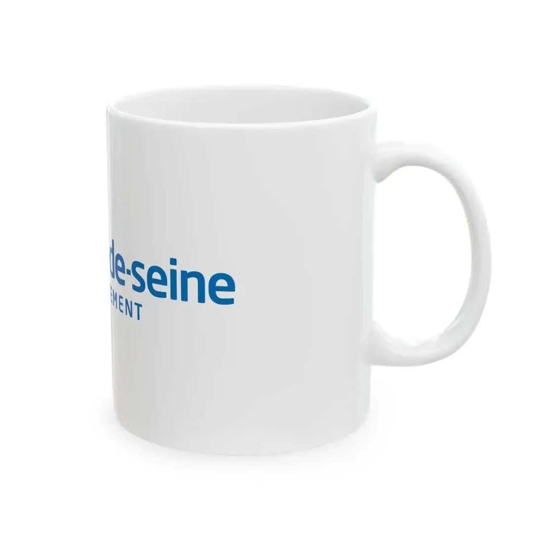 Flag of the Department of Hauts-de-Seine (France) White Coffee Mug - Go Mug Yourself