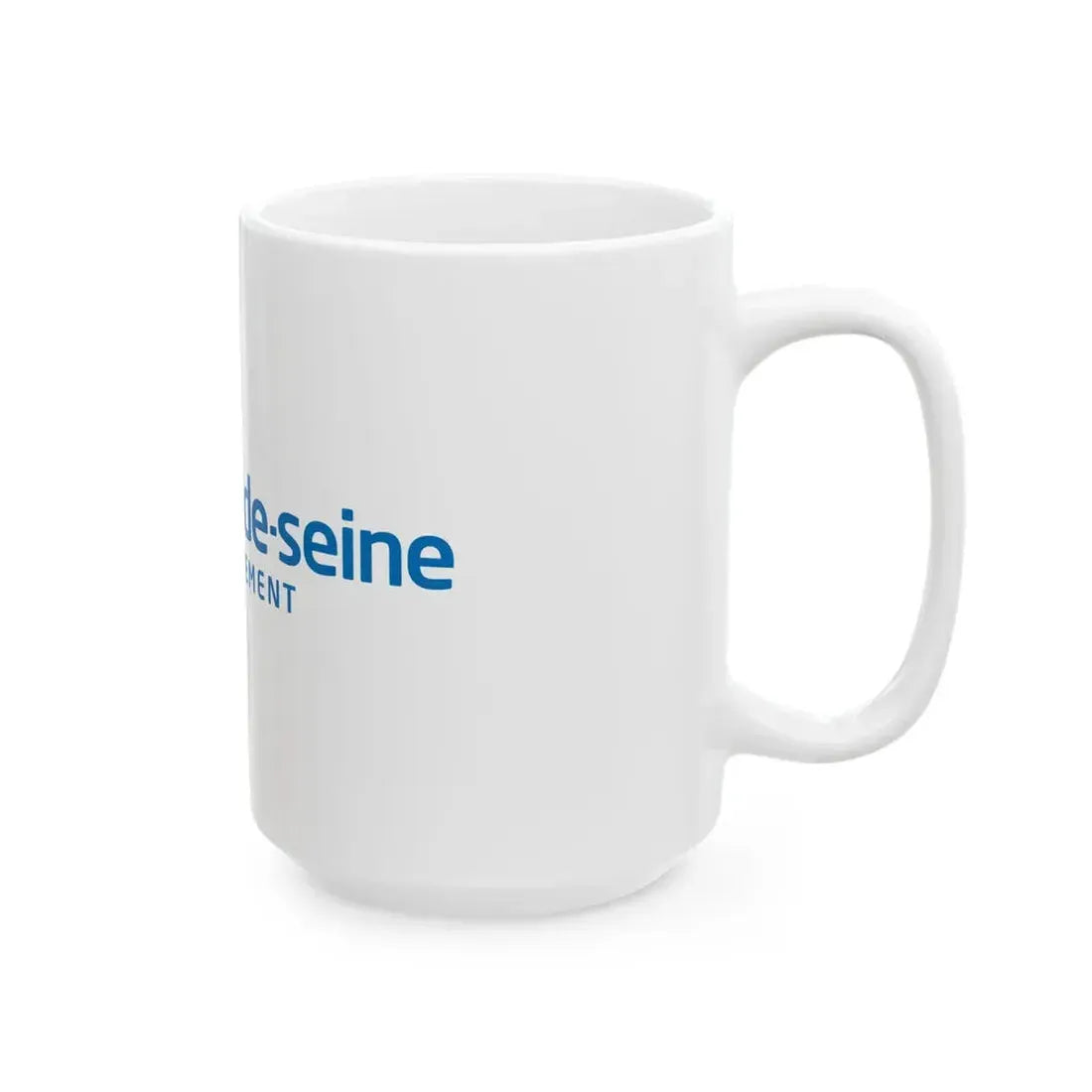 Flag of the Department of Hauts-de-Seine (France) White Coffee Mug - Go Mug Yourself