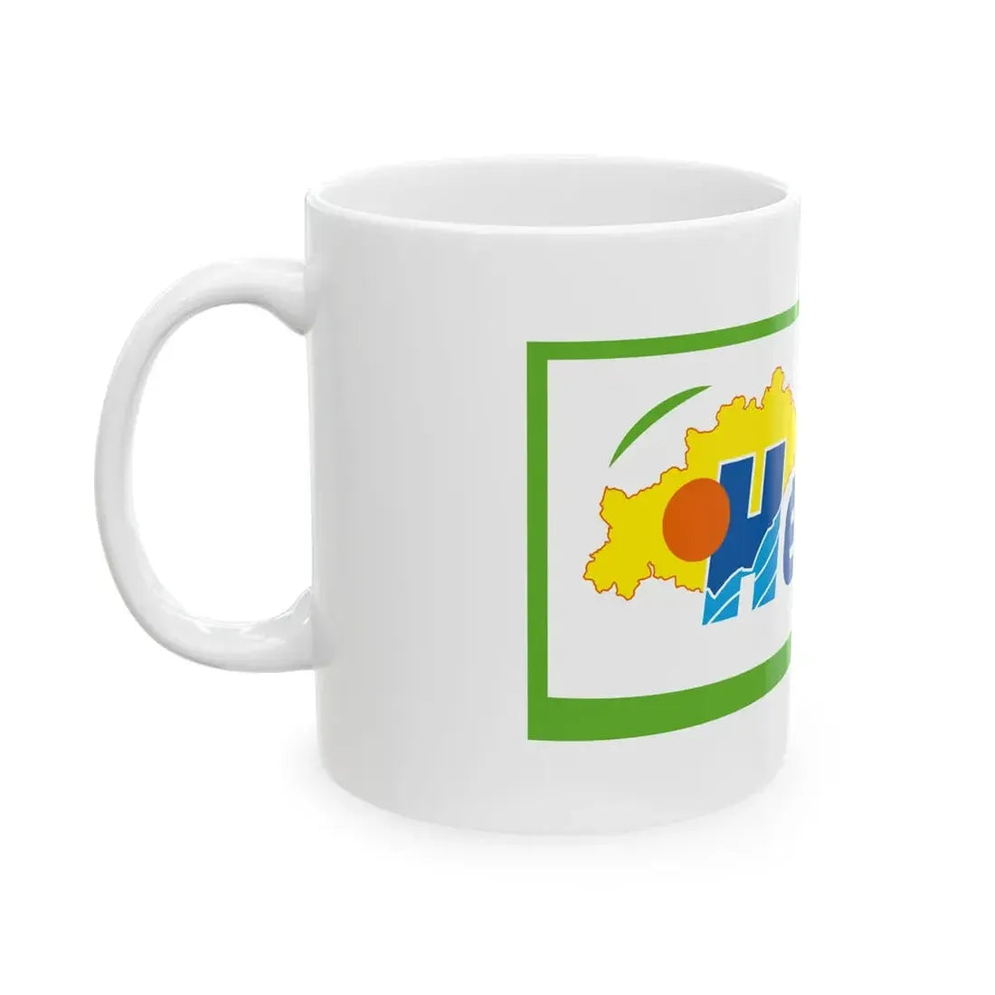 Flag of the Department of Herault (France) White Coffee Mug - Go Mug Yourself