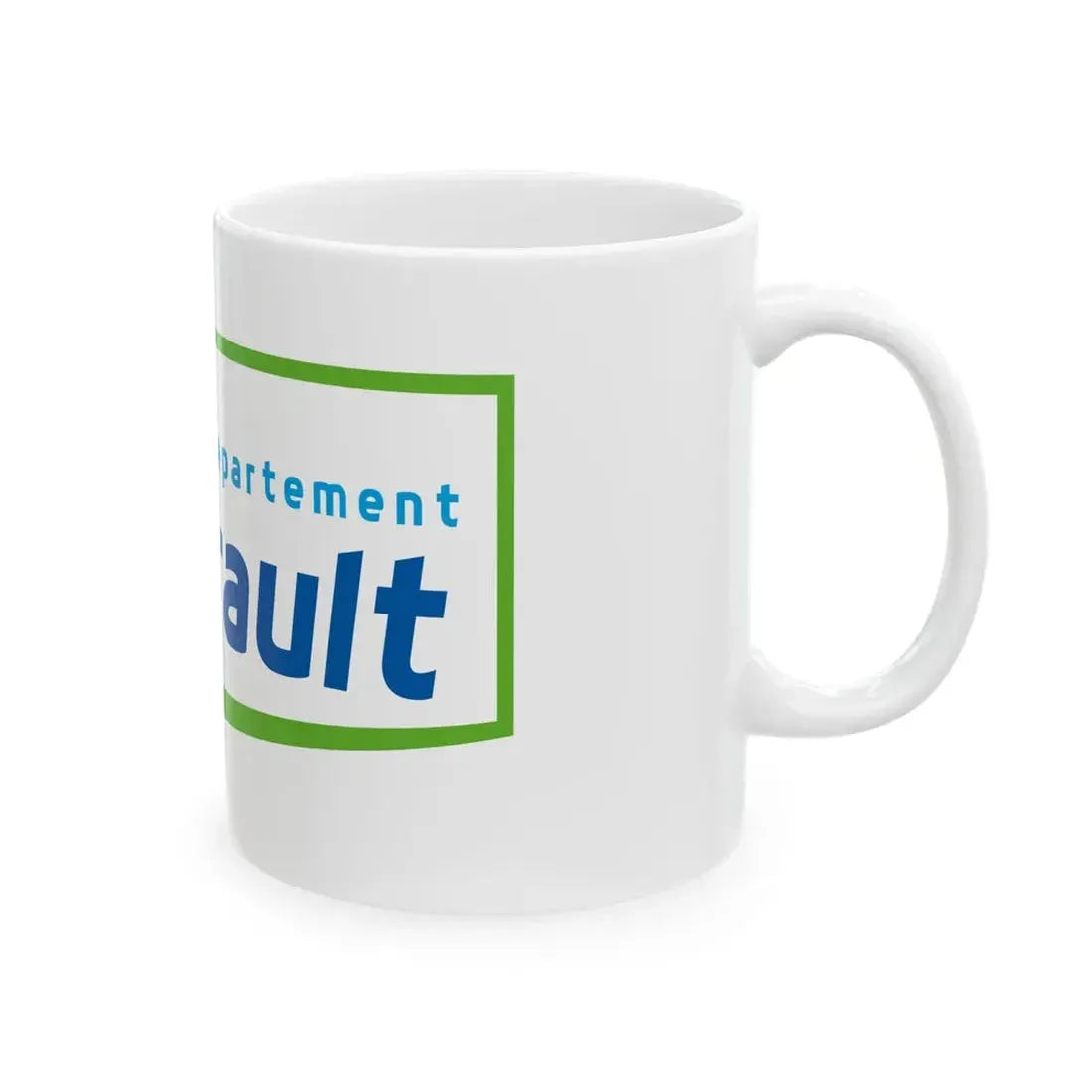 Flag of the Department of Herault (France) White Coffee Mug - Go Mug Yourself