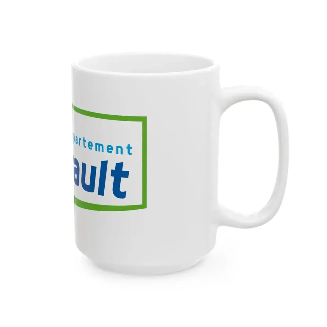 Flag of the Department of Herault (France) White Coffee Mug - Go Mug Yourself