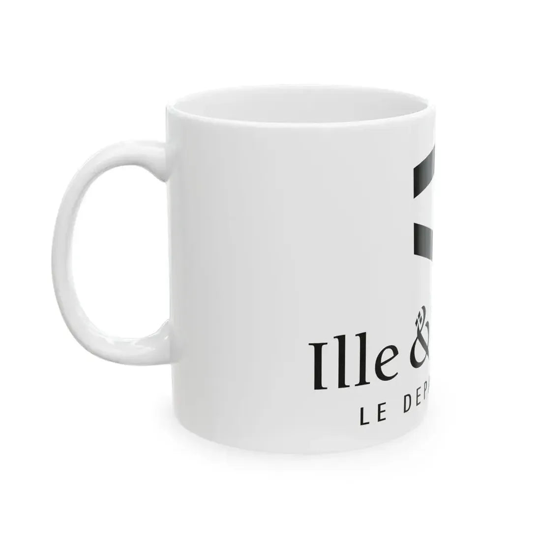 Flag of the Department of Ille-et-Vilaine (France) White Coffee Mug - Go Mug Yourself