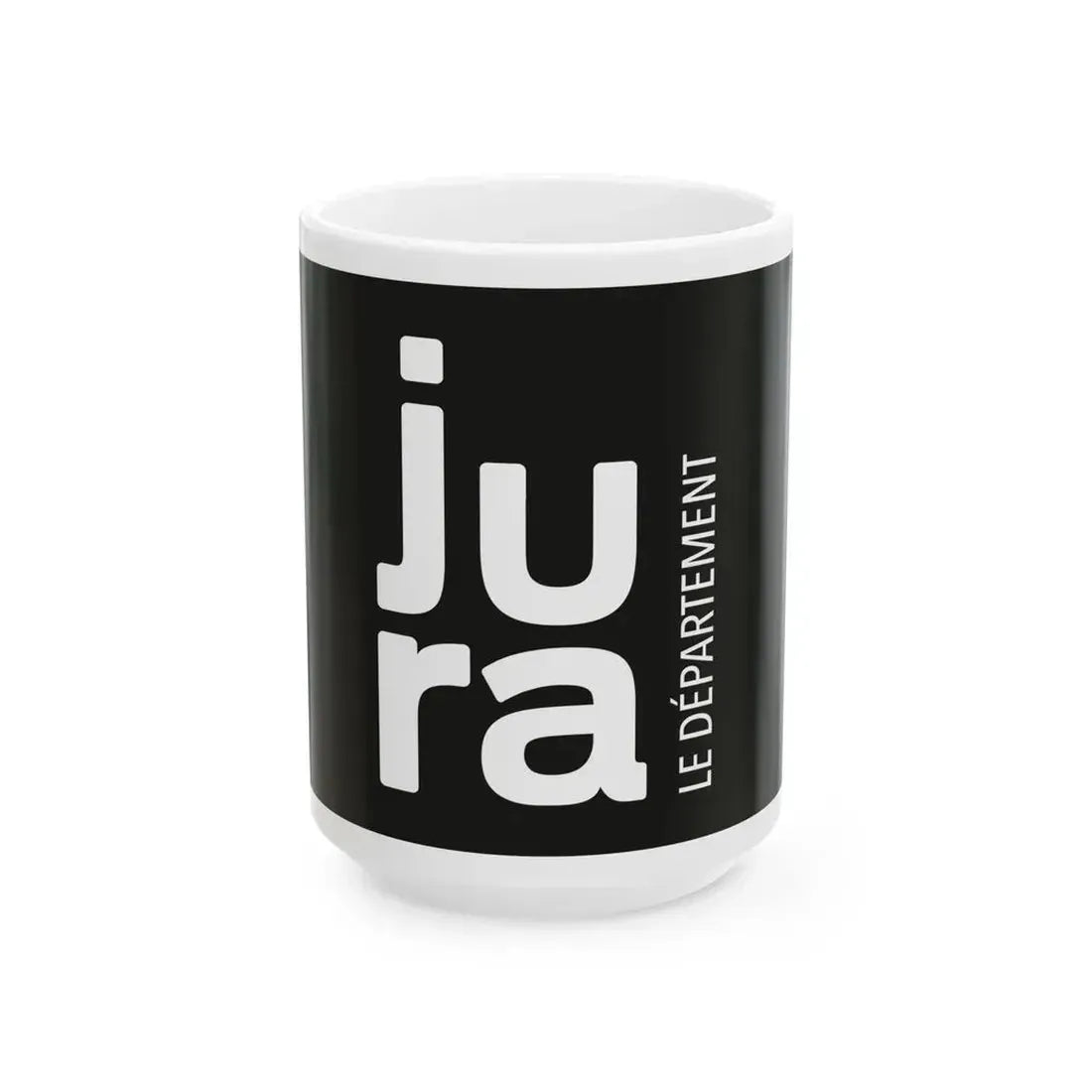 Flag of the Department of Jura (France) White Coffee Mug 15oz - Go Mug Yourself