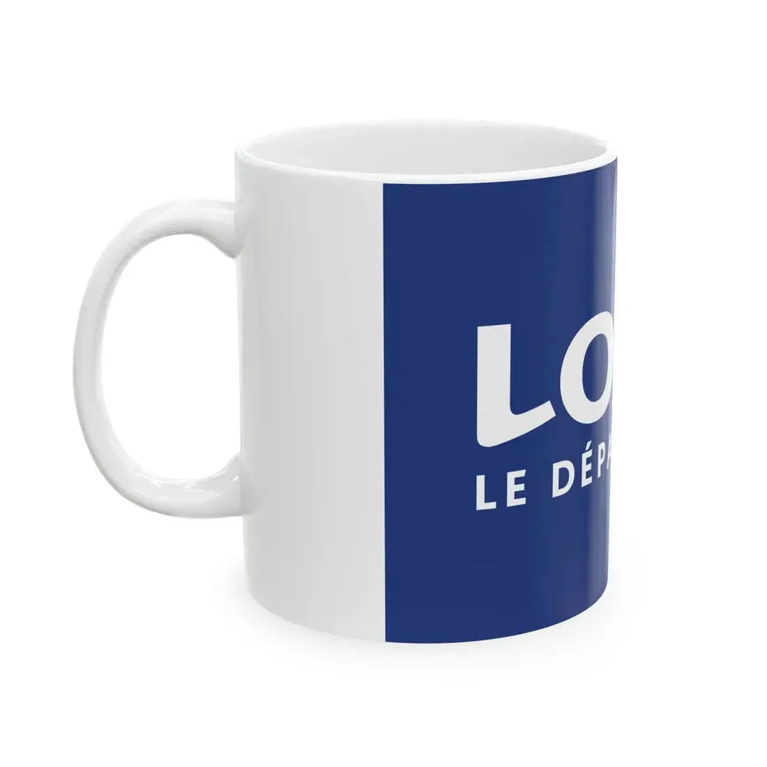 Flag of the Department of Loire (France) White Coffee Mug - Go Mug Yourself
