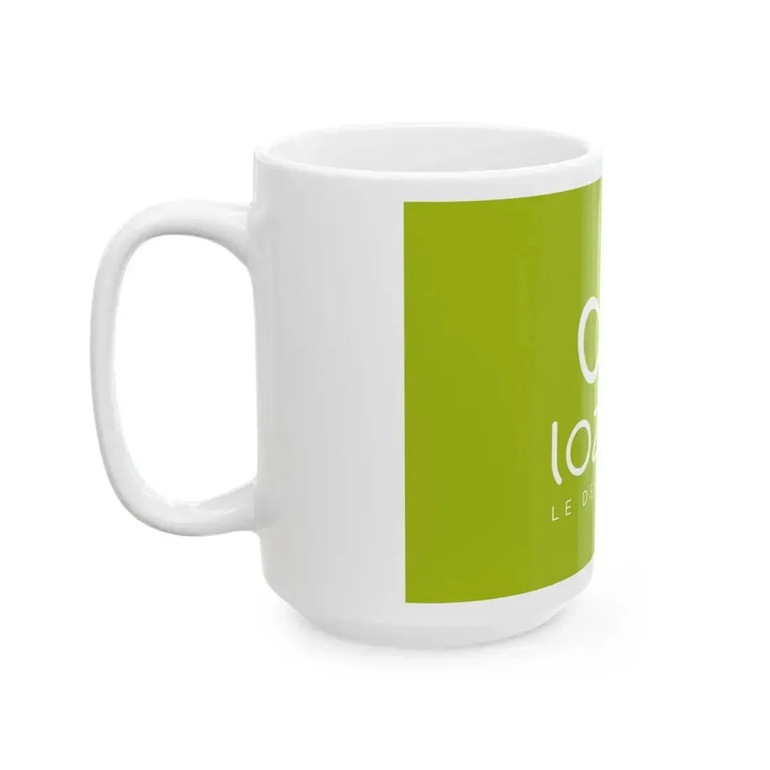 Flag of the Department of Lozere (France) White Coffee Mug - Go Mug Yourself
