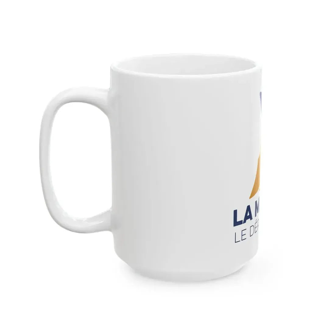 Flag of the Department of Manche (France) White Coffee Mug - Go Mug Yourself