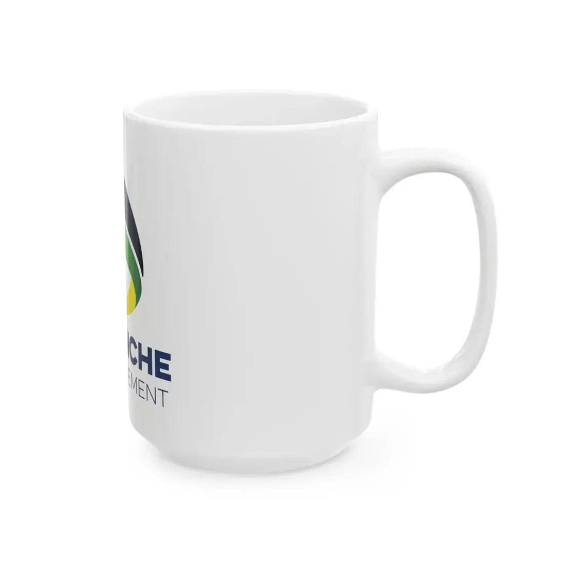 Flag of the Department of Manche (France) White Coffee Mug - Go Mug Yourself