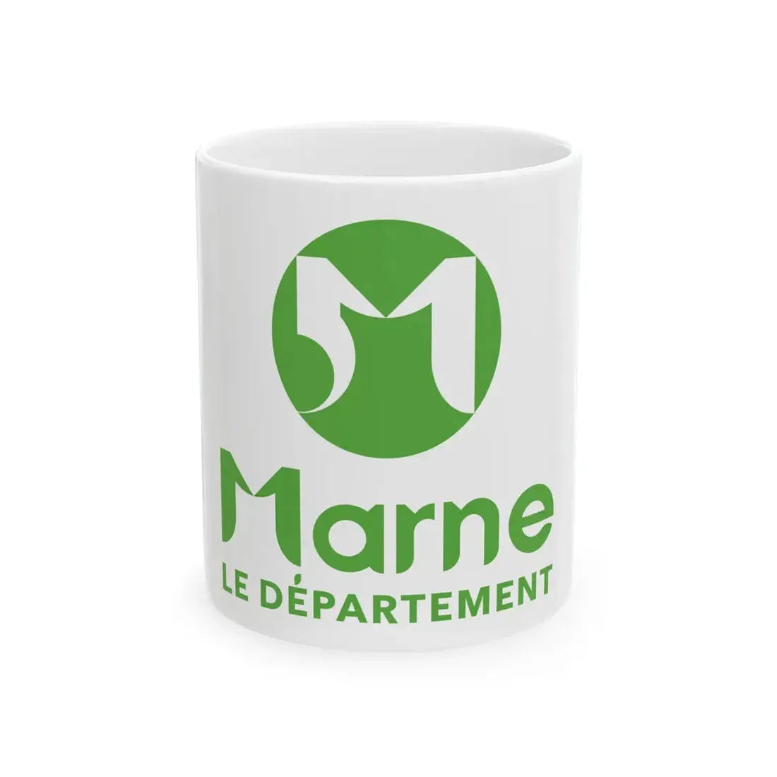 Flag of the Department of Marne (France) White Coffee Mug 11oz - Go Mug Yourself