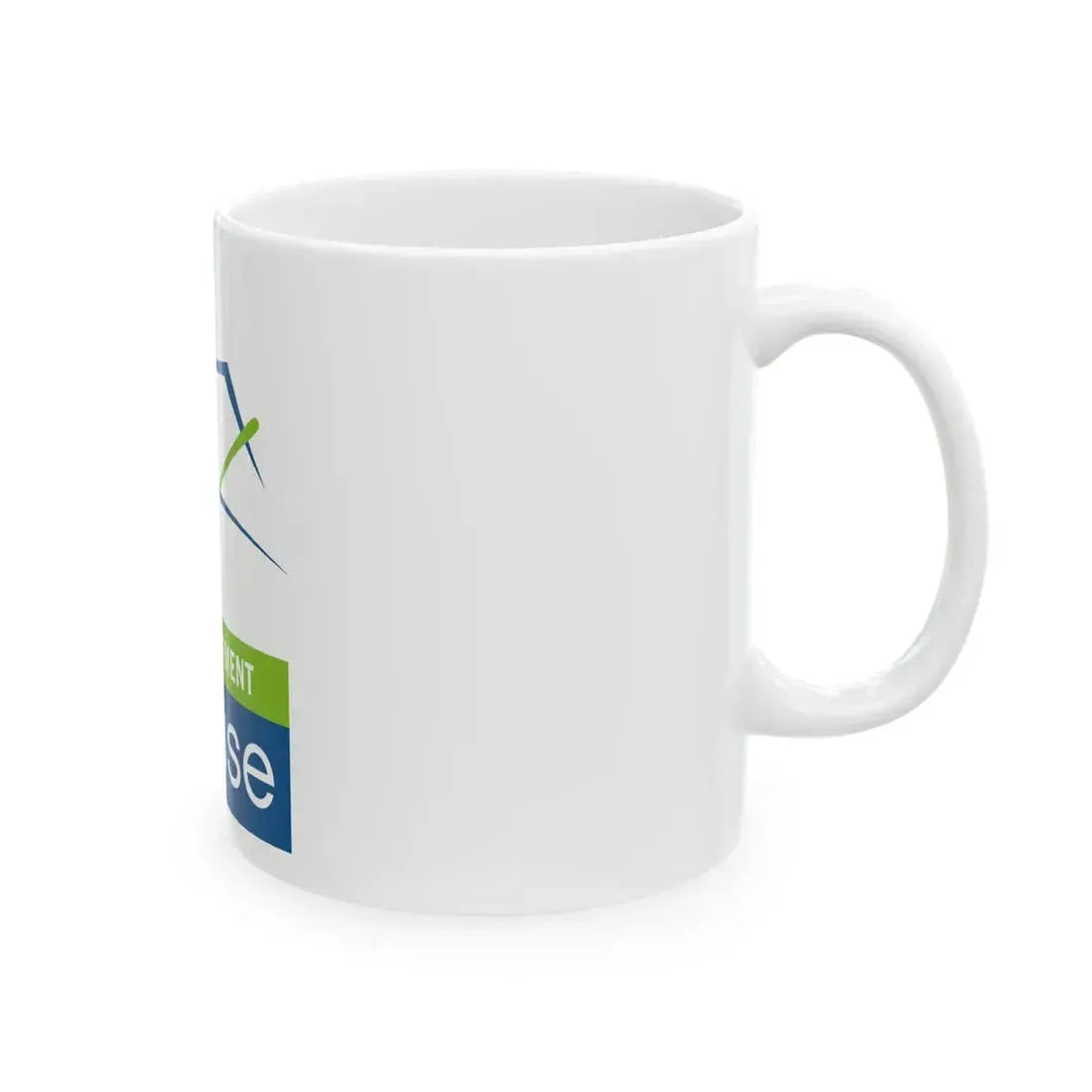 Flag of the Department of Meuse (France) White Coffee Mug - Go Mug Yourself