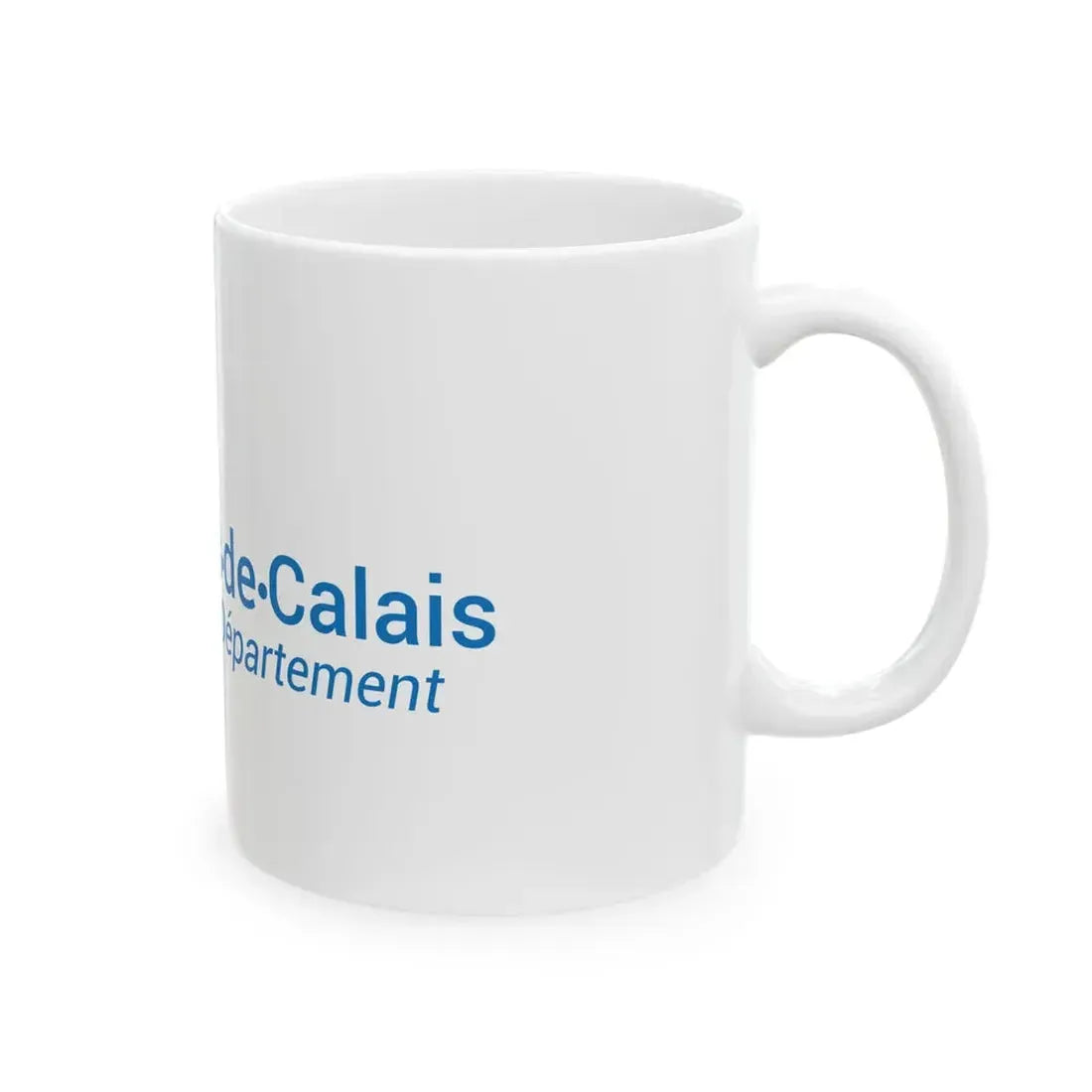 Flag of the Department of Pas-de-Calais Variant 3 (France) White Coffee Mug - Go Mug Yourself