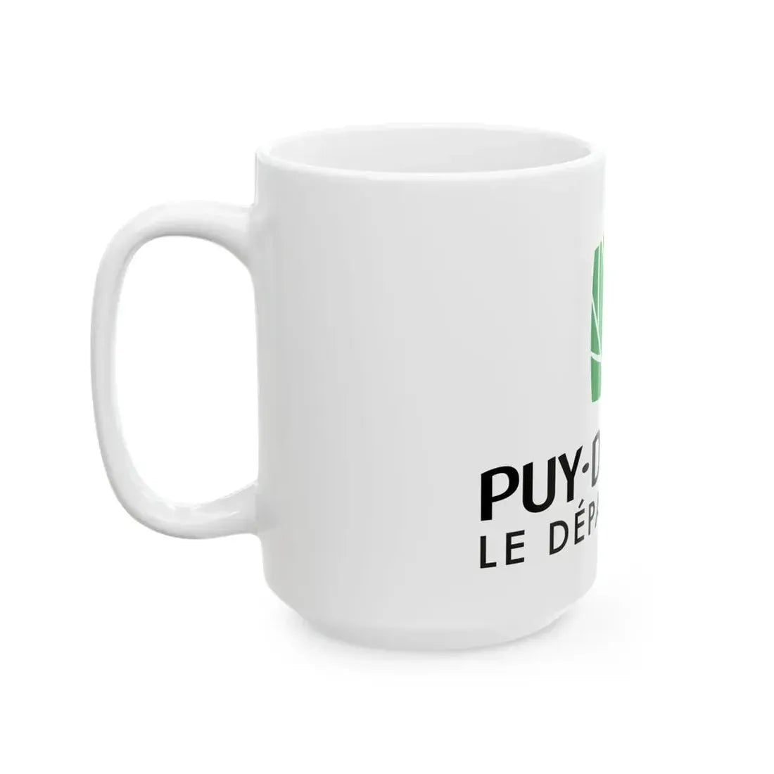 Flag of the Department of Puy-de-Dome (France) White Coffee Mug - Go Mug Yourself