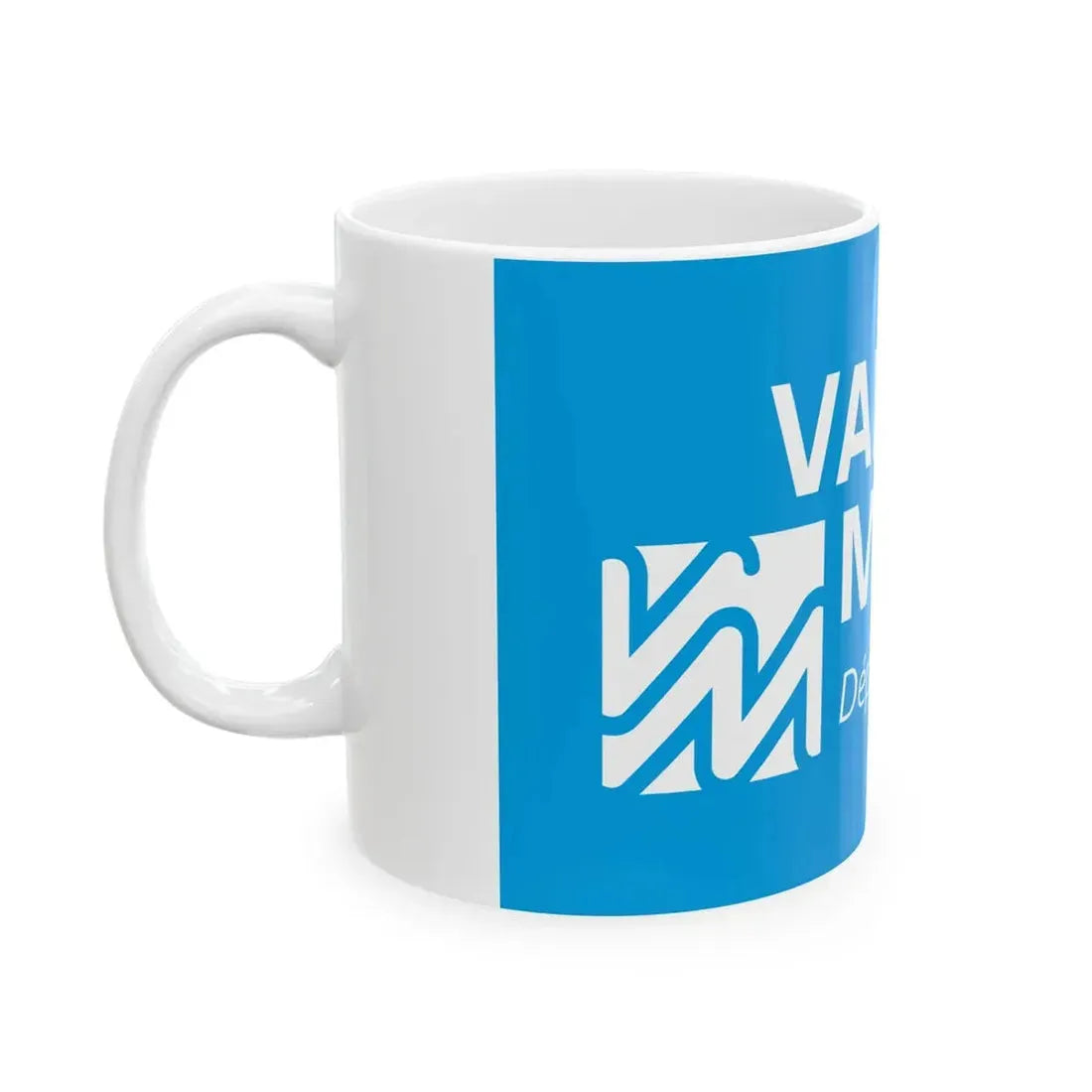 Flag of the Department of Val-de-Marne (France) White Coffee Mug - Go Mug Yourself