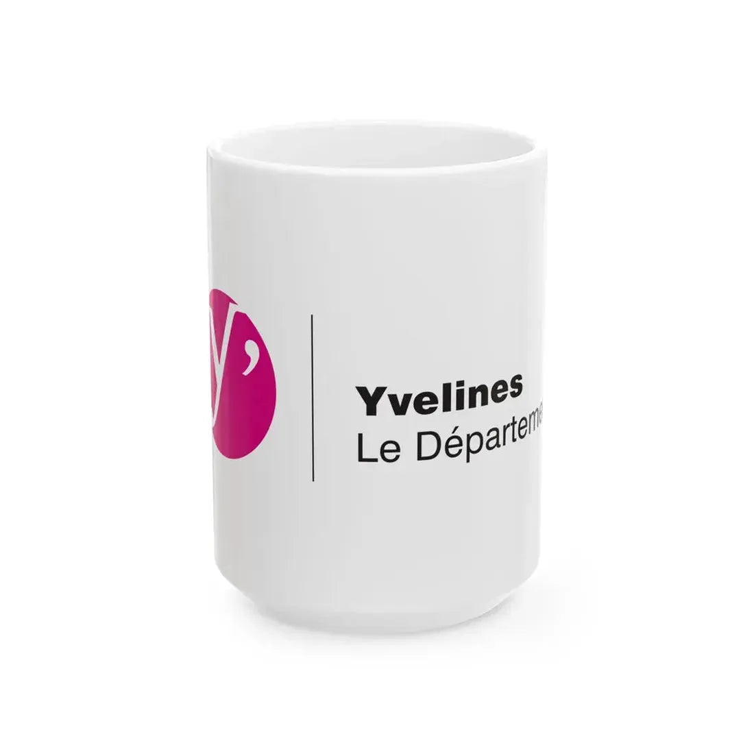 Flag of the Department of Yvelines (France) White Coffee Mug 15oz - Go Mug Yourself