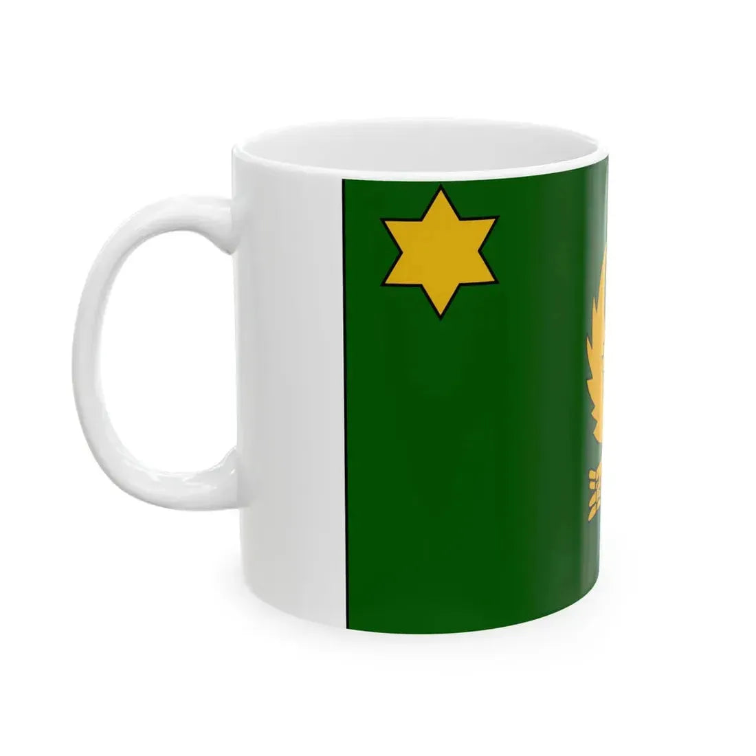 Flag of the Deputy Minister of East Indonesia (Indonesia) White Coffee Mug - Go Mug Yourself