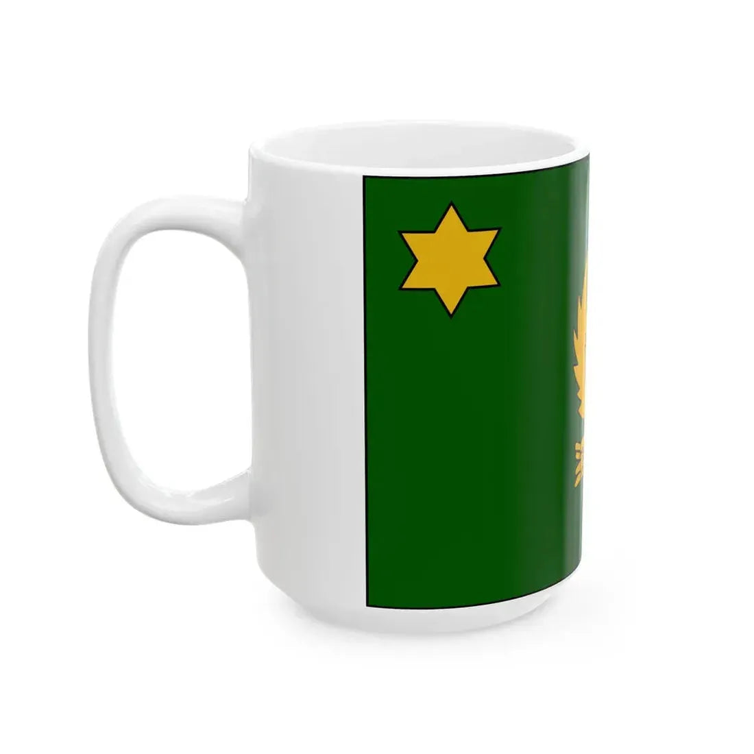 Flag of the Deputy Minister of East Indonesia (Indonesia) White Coffee Mug - Go Mug Yourself