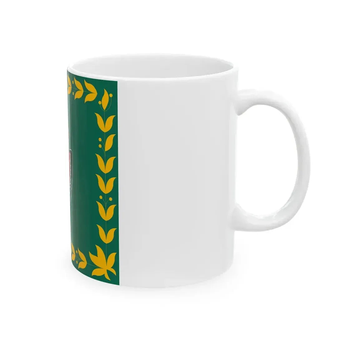 Flag of the DGSN (Morocco) White Coffee Mug - Go Mug Yourself