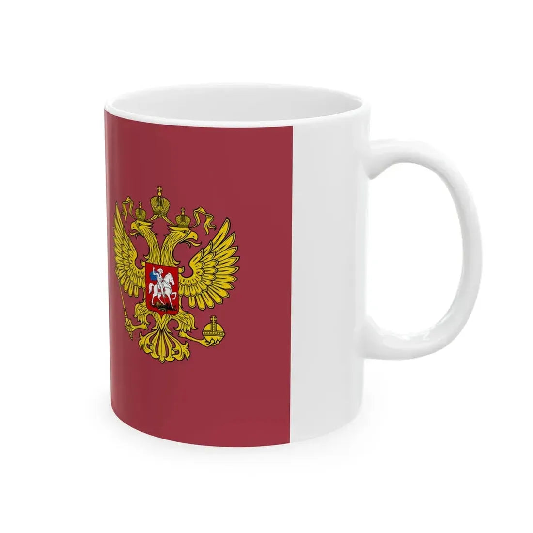 Flag of the Director of the National Guard of Russia (Russia) White Coffee Mug - Go Mug Yourself
