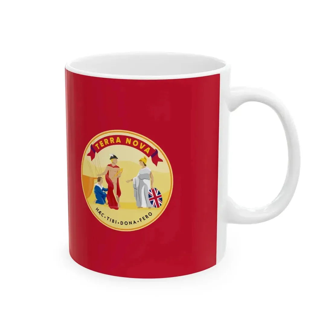 Flag of the Dominion of Newfoundland (Canada) White Coffee Mug - Go Mug Yourself