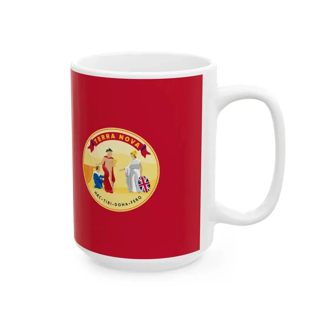 Flag of the Dominion of Newfoundland (Canada) White Coffee Mug - Go Mug Yourself