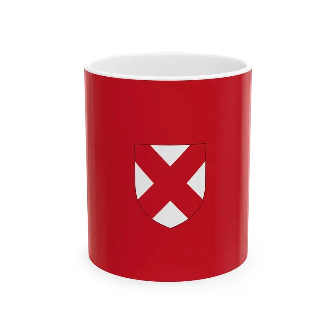 Flag of the Dublin Volunteers (Ireland) White Coffee Mug 11oz - Go Mug Yourself