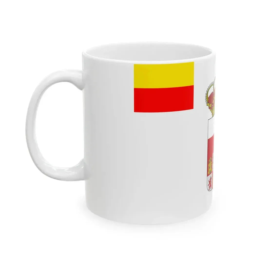 Flag of the Duchy of Lucca (Italy) White Coffee Mug - Go Mug Yourself