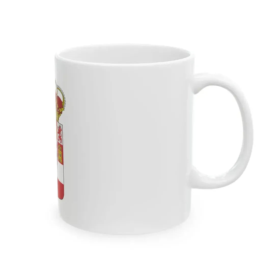 Flag of the Duchy of Lucca (Italy) White Coffee Mug - Go Mug Yourself