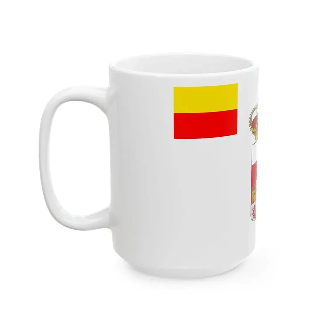 Flag of the Duchy of Lucca (Italy) White Coffee Mug - Go Mug Yourself